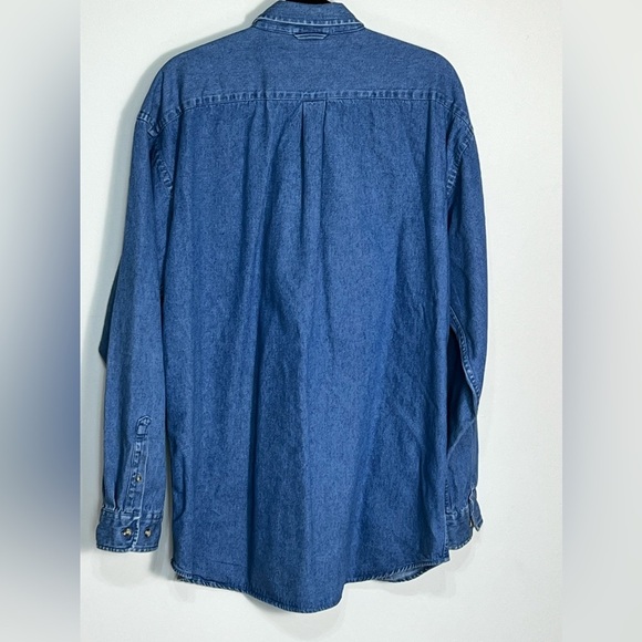 Vintage Mickey Inc. World Reunion Denim Button Down Extra Large - Picture 5 of 9